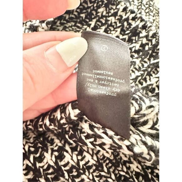 NWT - rag & bone Black/White Karen Crew Neck Sweater (Size S) - Picture 12 of 12